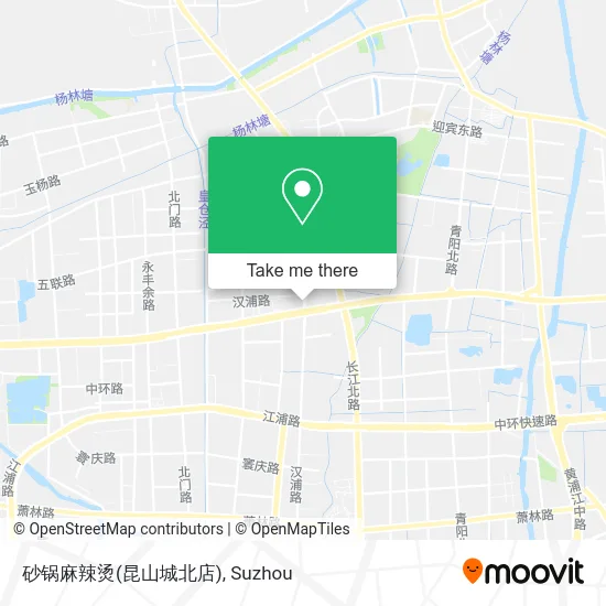 砂锅麻辣烫(昆山城北店) map