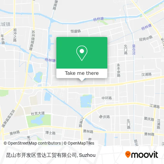 昆山市开发区雪达工贸有限公司 map
