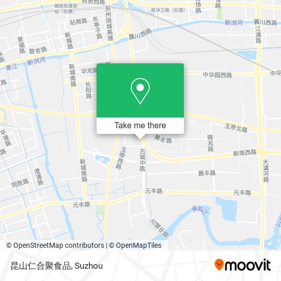 昆山仁合聚食品 map