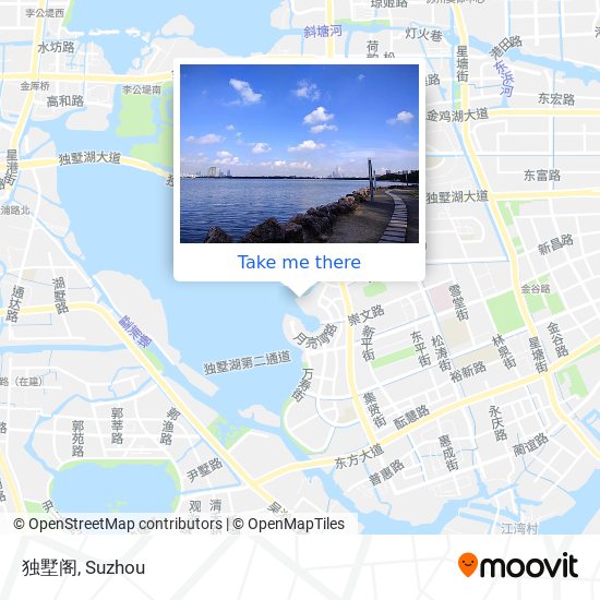 独墅阁 map