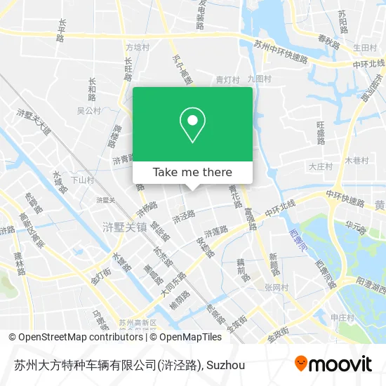 苏州大方特种车辆有限公司(浒泾路) map