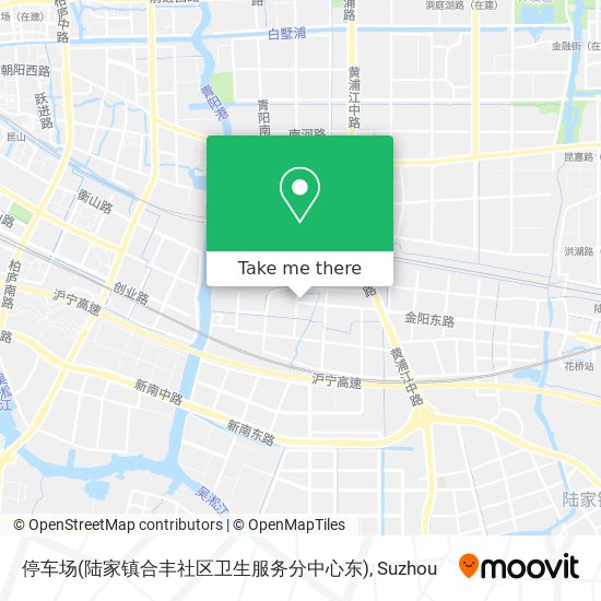 停车场(陆家镇合丰社区卫生服务分中心东) map