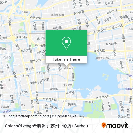 GoldenOlivesgr希腊餐厅(苏州中心店) map