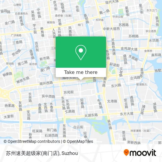 苏州速美超级家(南门店) map