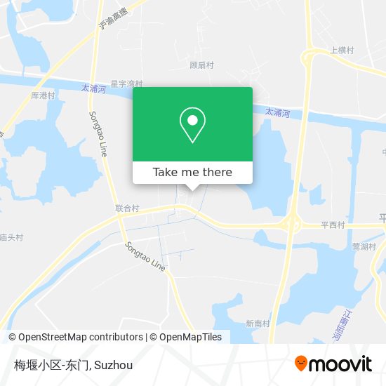 梅堰小区-东门 map
