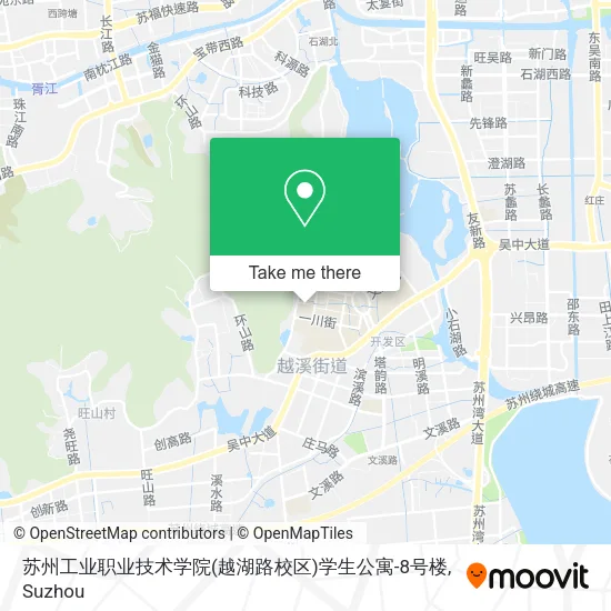 苏州工业职业技术学院(越湖路校区)学生公寓-8号楼 map