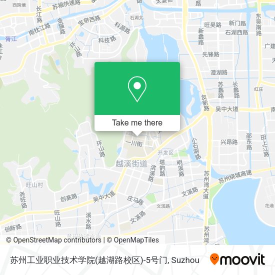 苏州工业职业技术学院(越湖路校区)-5号门 map