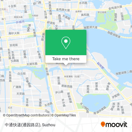 中通快递(通园路店) map