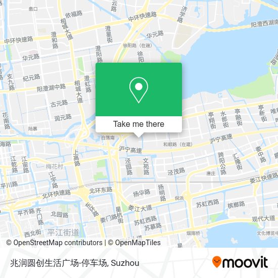 兆润圆创生活广场-停车场 map