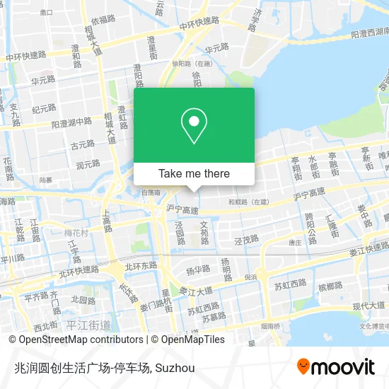 兆润圆创生活广场-停车场 map
