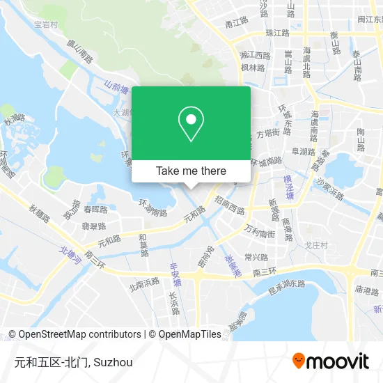 元和五区-北门 map
