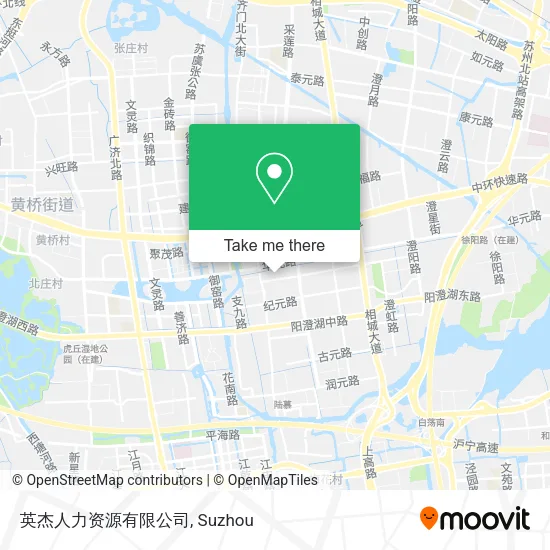 英杰人力资源有限公司 map