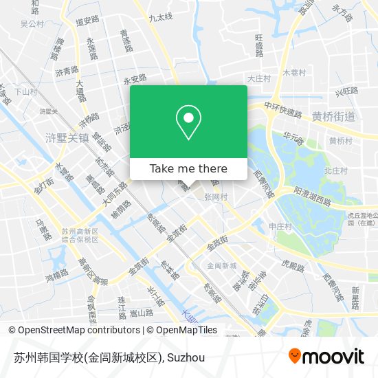 苏州韩国学校(金闾新城校区) map