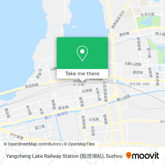 Yangcheng Lake Railway Station (阳澄湖站) map