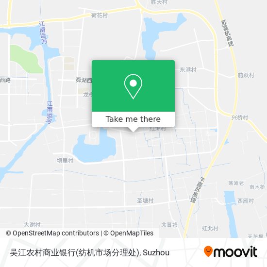 吴江农村商业银行(纺机市场分理处) map