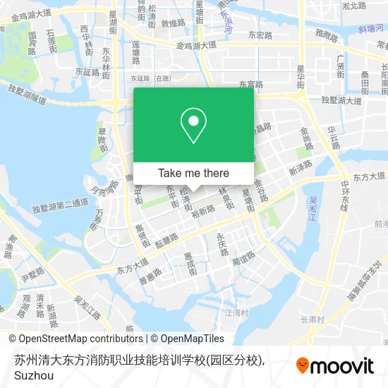 苏州清大东方消防职业技能培训学校(园区分校) map