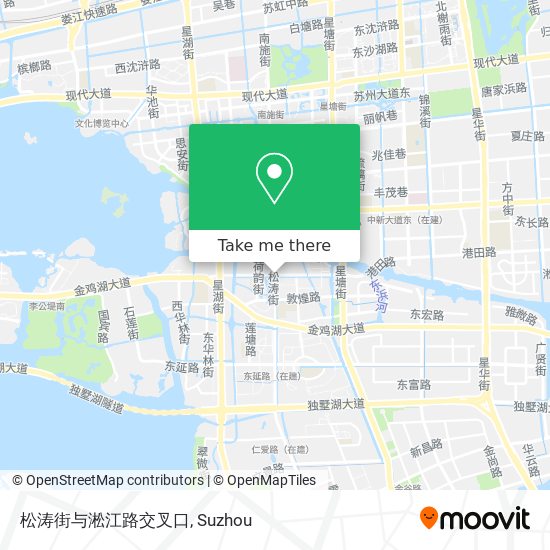 松涛街与淞江路交叉口 map