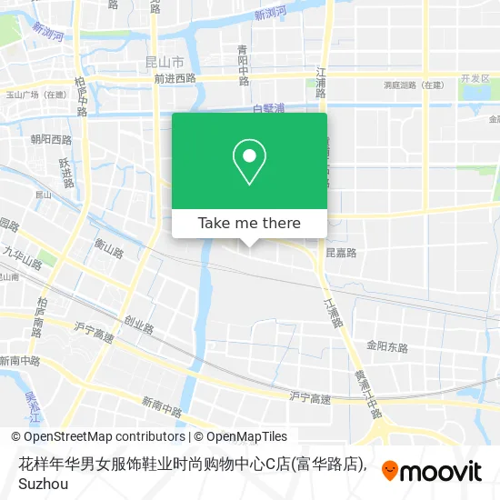花样年华男女服饰鞋业时尚购物中心C店(富华路店) map