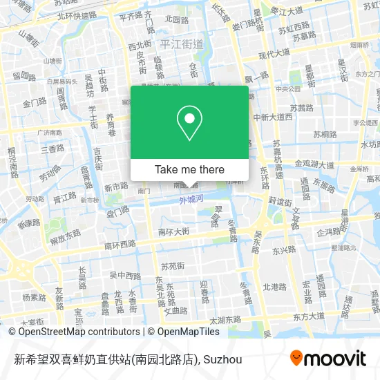 新希望双喜鲜奶直供站(南园北路店) map