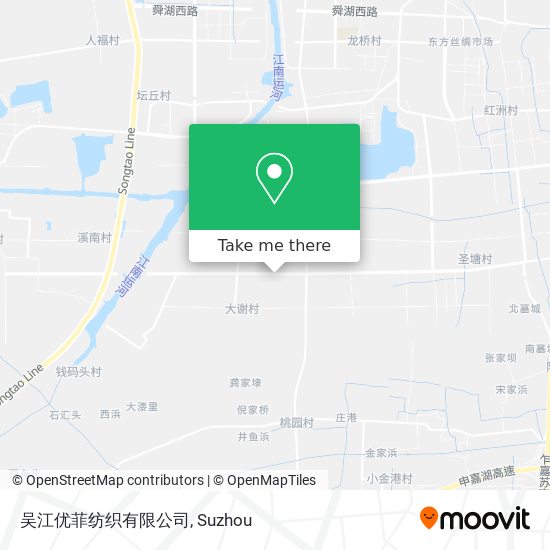 吴江优菲纺织有限公司 map