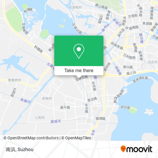 南浜 map