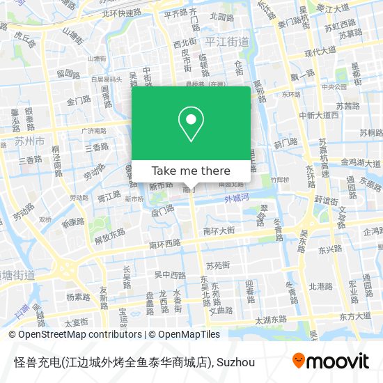 怪兽充电(江边城外烤全鱼泰华商城店) map