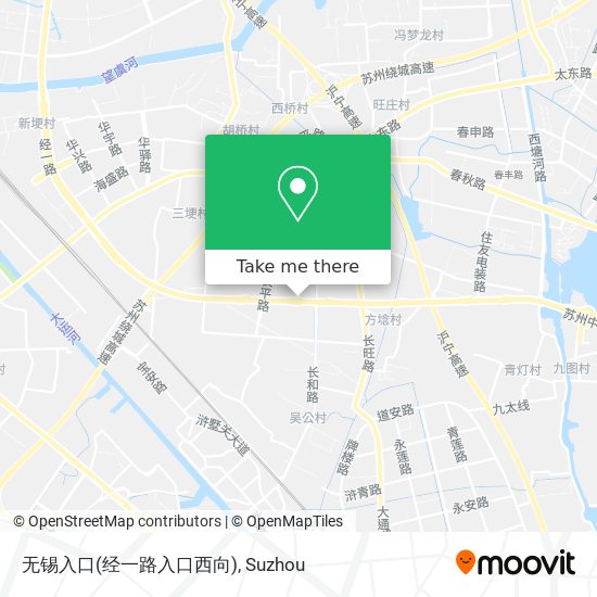 无锡入口(经一路入口西向) map
