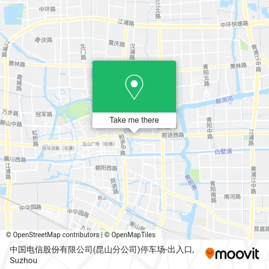 中国电信股份有限公司(昆山分公司)停车场-出入口 map