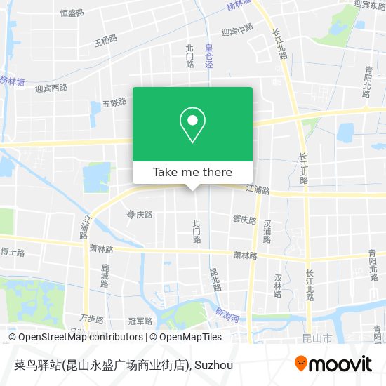 菜鸟驿站(昆山永盛广场商业街店) map