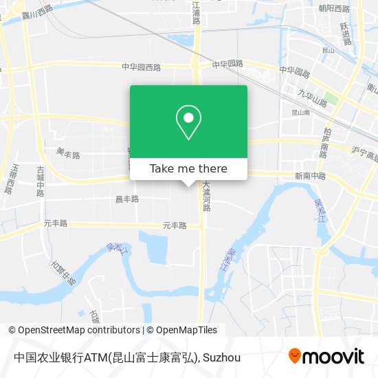 中国农业银行ATM(昆山富士康富弘) map