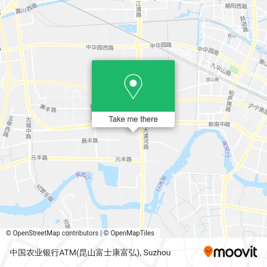 中国农业银行ATM(昆山富士康富弘) map