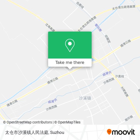 太仓市沙溪镇人民法庭 map