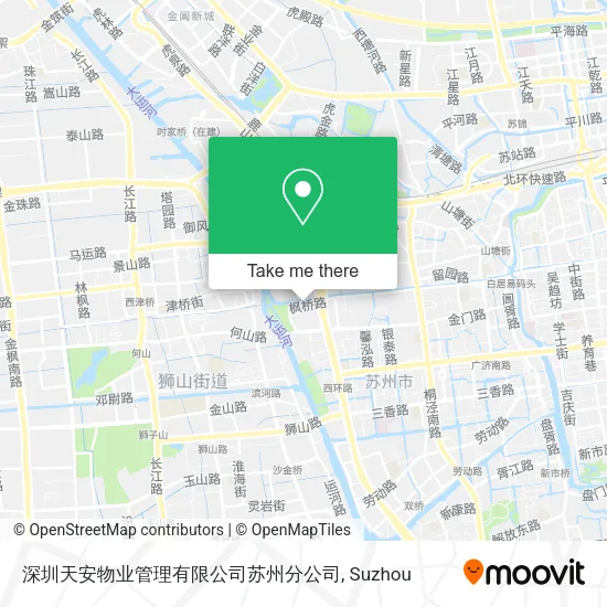 深圳天安物业管理有限公司苏州分公司 map