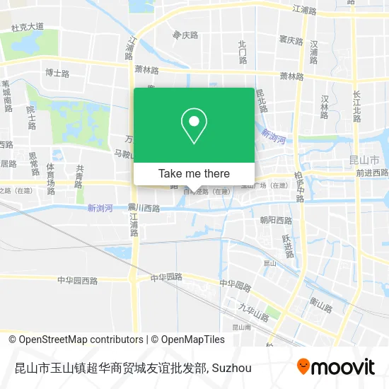 昆山市玉山镇超华商贸城友谊批发部 map