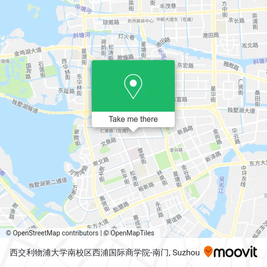 西交利物浦大学南校区西浦国际商学院-南门 map