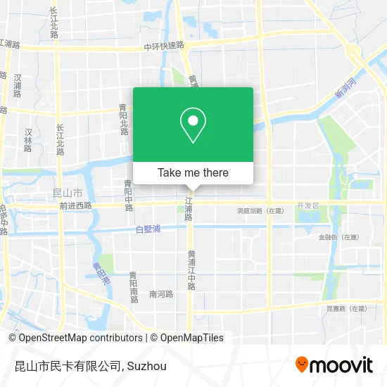 昆山市民卡有限公司 map
