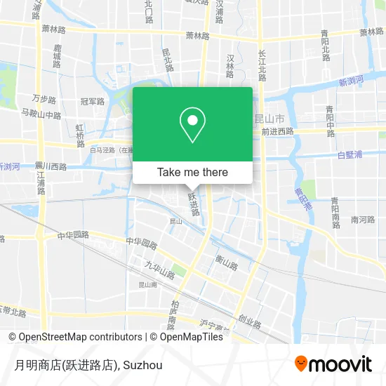 月明商店(跃进路店) map
