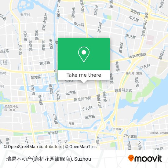 瑞易不动产(康桥花园旗舰店) map