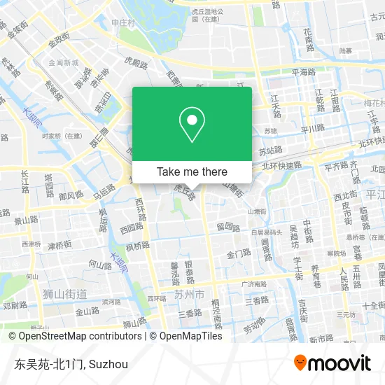 东吴苑-北1门 map