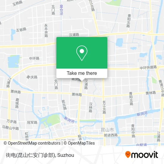 街电(昆山仁安门诊部) map