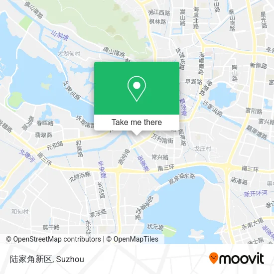 陆家角新区 map
