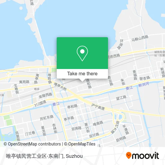 唯亭镇民营工业区-东南门 map