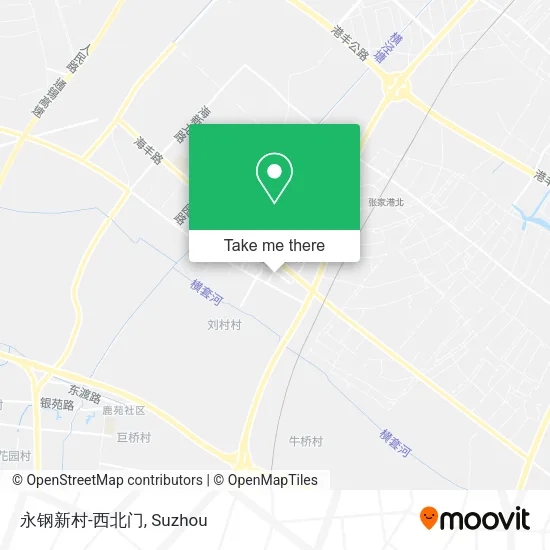 永钢新村-西北门 map