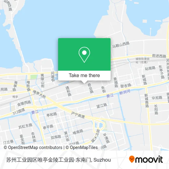 苏州工业园区唯亭金陵工业园-东南门 map