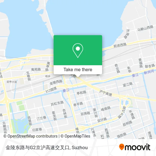 金陵东路与G2京沪高速交叉口 map