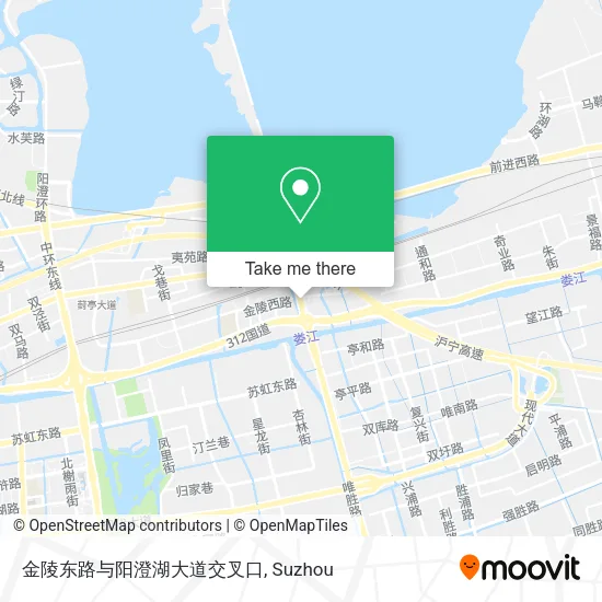 金陵东路与阳澄湖大道交叉口 map