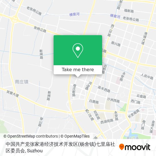 中国共产党张家港经济技术开发区(杨舍镇)七里庙社区委员会 map
