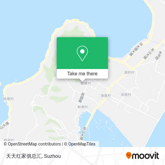 天天红家俱总汇 map