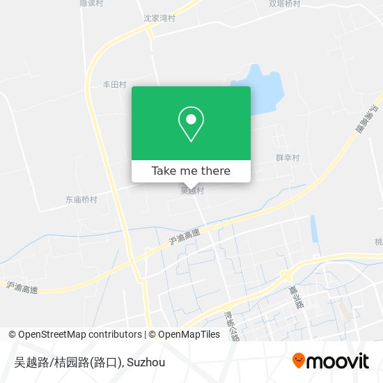 吴越路/桔园路(路口) map