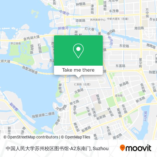 中国人民大学苏州校区图书馆-A2东南门 map